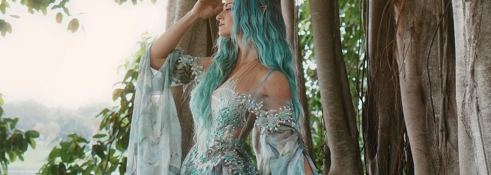 Leafy Chiffon Elven Dress  Tutorial | Whimsy Forge